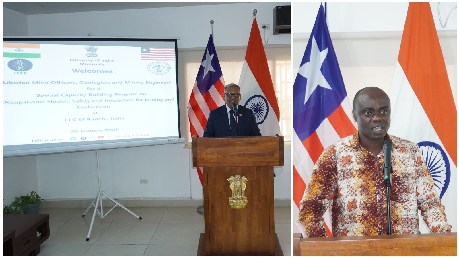 30 Liberian Mining professionals for ITEC: Orienetation Ceremony- 30 January 2026